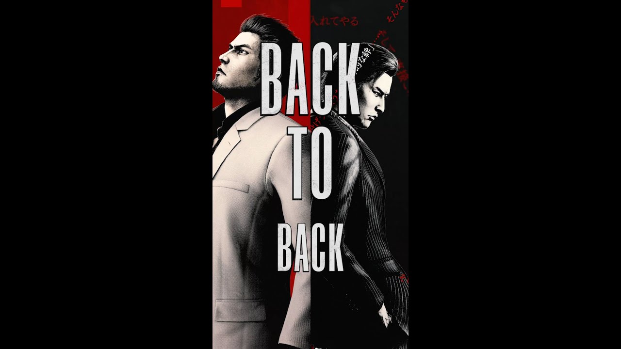 Kazuma Kiryu and Yoshitaka Mine are back to back in Yakuza Kiwami 3 & Dark Ties