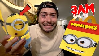 DO NOT ORDER MINIONS HAPPY MEAL FROM MCDONALDS AT 3 AM!! (DISGUSTING)