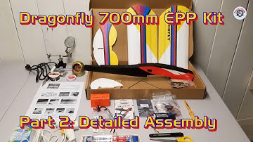 Dragonfly 700mm EPP RC Airplane Kit from Banggood - Part 2: Detailed Assembly