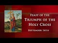 Sept. 14 | Triumph of the Holy Cross | #cross #jesus