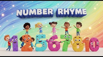 Number Rhyme | Fun 3D Counting Song for Kids | Vivid Nest 3D
