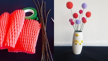 Làm Hoa Từ Vỏ Xốp Trái Cây Vừa Dễ Vừa đẹp | Creation VDA