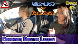 Beginner driving lesson on slip roads | How to slow down/gear down