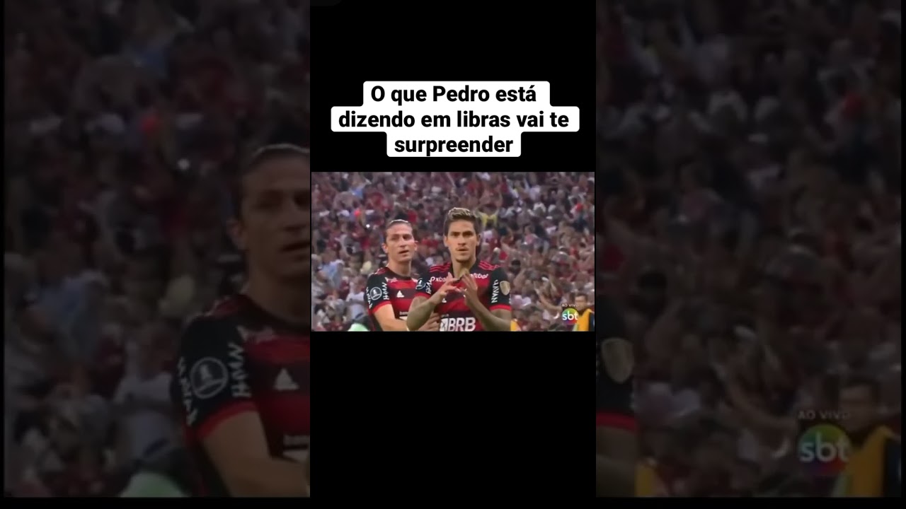 Pedro comemora gol pelo Flamengo em Libras e explica o significado; confira  - Flamengo - Extra Online