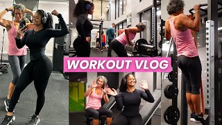 VLOG: TRAIN UPPER BODY WITH ME &amp; A 53YR OLD | STRONG QUEEN