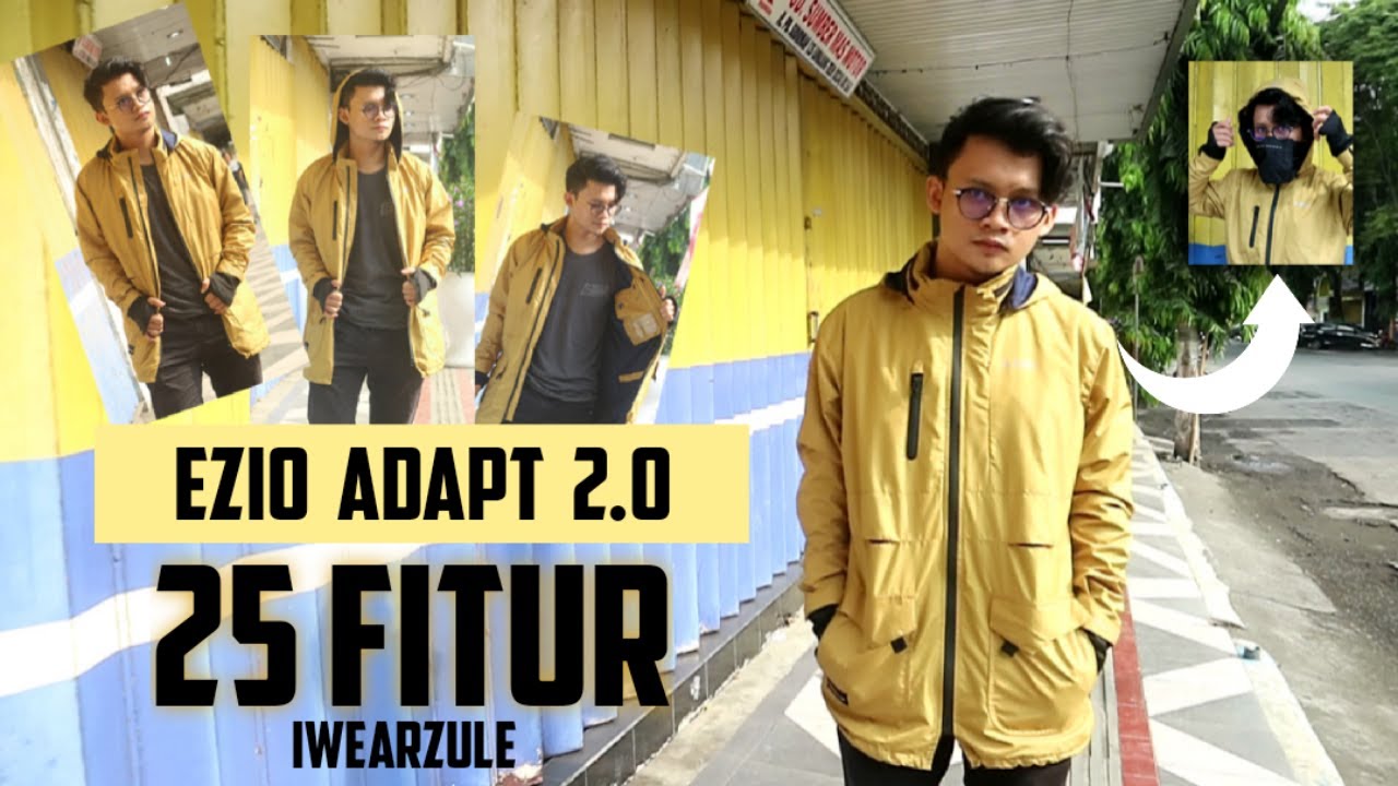  Review  Jaket New Normal 25 Fitur Multifungsi Ezio Adapt 