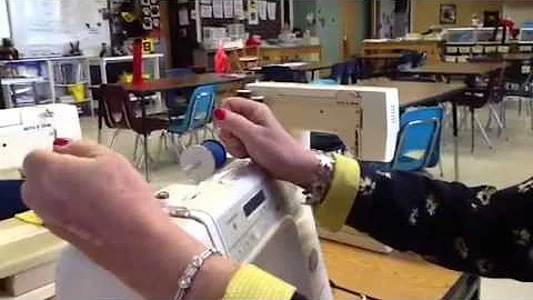 How to thread a Janome Memory Craft. By: Cathleen ...