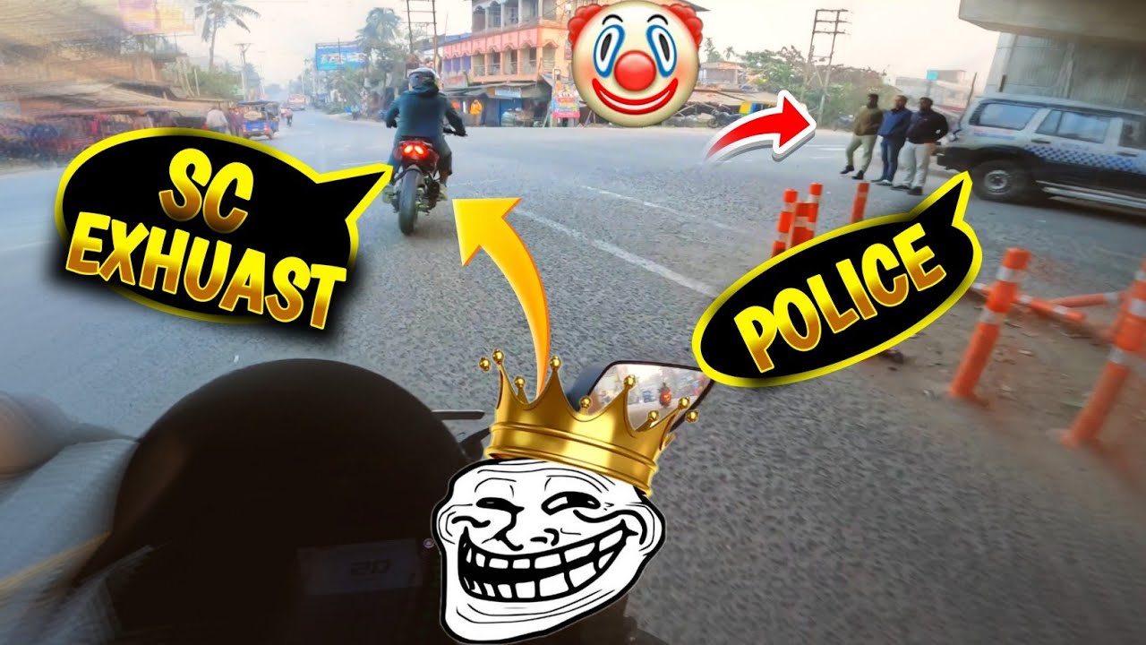 Sunday Rideএ Sagnik Police দেখে Exhuast ফাটাতে লাগলো😄 Sunday Hyper Ride With Chapri Friend🤡 |AB Riki