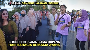 MOMEN BAHAGIA JOGET BERSAMA NIA DIRGHA DAN RIAN MODJOE DANGDUT JALANAN IRAMA DOPANG