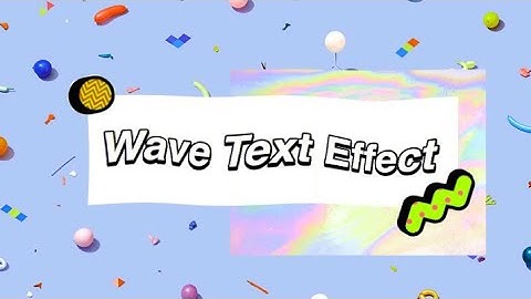 How I edit my videos // Wave and Shake text effects (Filmora)