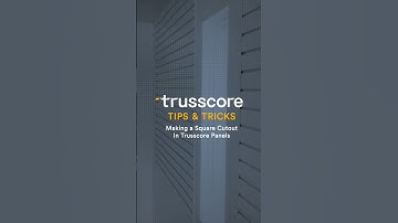 How to Make a Square Cutout in Trusscore PVC Panels