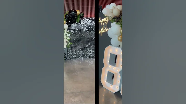 80th Birthday Party Celebration by Tabitha's Balloon Bar