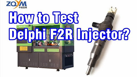 Test Delphi F2R Injector on ZQYM test bench!