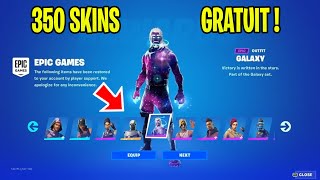 COMMENT RÉCUPÉRER 350 SKINS GRATUIT SUR FORTNITE SWITCH/PS4/PS5/XBOX/MOBILE✅