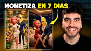 MONETIZA en 7 DIAS FACEBOOK con Fruti Novelas Automatización de IA con Nicho Viral Tutorial