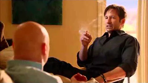 Priceless Hank Moody and Charlie Runkle moment fro...
