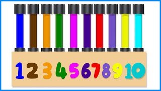 Learn Numbers Colors & Shapes - Teddy & Timmy Poems for Kids