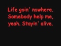 Bee Gee S Stayin Alive LYRICS 
