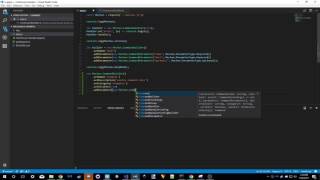 Typescript example, IntelliSense