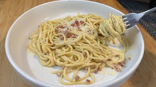 Pasta Carbonara - Receta Fácil y Deliciosa by Mi Cocina Rápida - Karen 885 views 9 months ago 2 minutes, 19 seconds