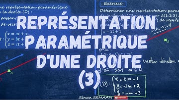 Droite passant par un point et Parallèle à une autre droite, Géométrie dans l