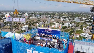 TOÀN CẢNH LỄ CẤT NÓC TÒA NHÀ ALPHA PHÂN HIỆU ĐẠI HỌC FPT TP. ĐÀ NẴNG