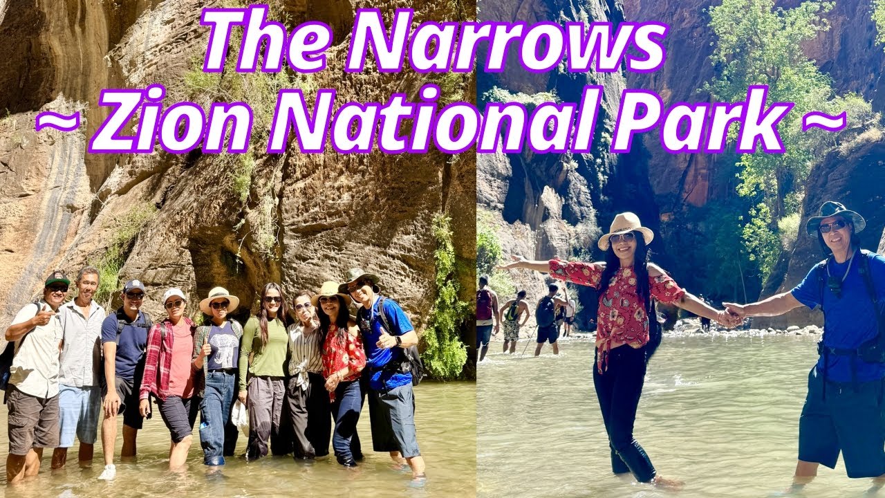 Поход по ущелью Нэрроус в национальном парке Зайон ~ Прекрасный поход~