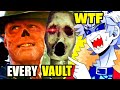 100 blind reaction to every vault in fallout