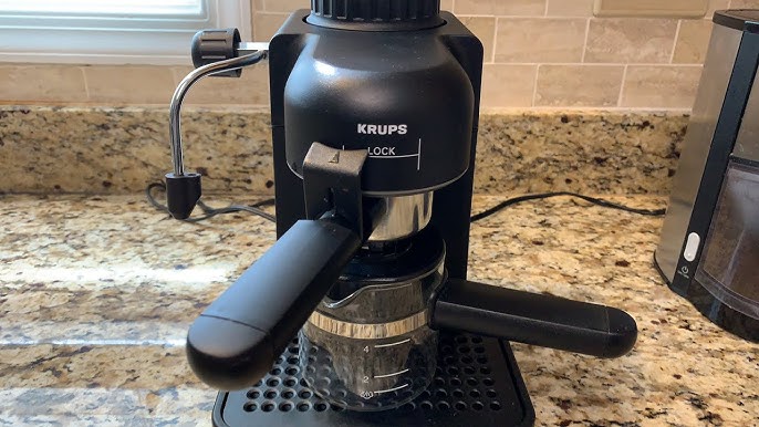 krups espresso machine coffee maker combo XP6040 pre owned stainless tested