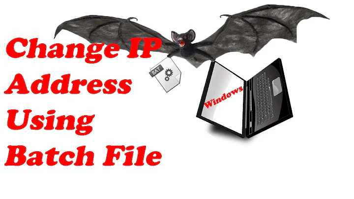 How to Change IP Address Easily Using Batch File Script