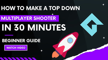 Make a Top Down Multiplayer Shooter in 30 mins | Game Maker Studio 2 | [Rocket Networking🚀]