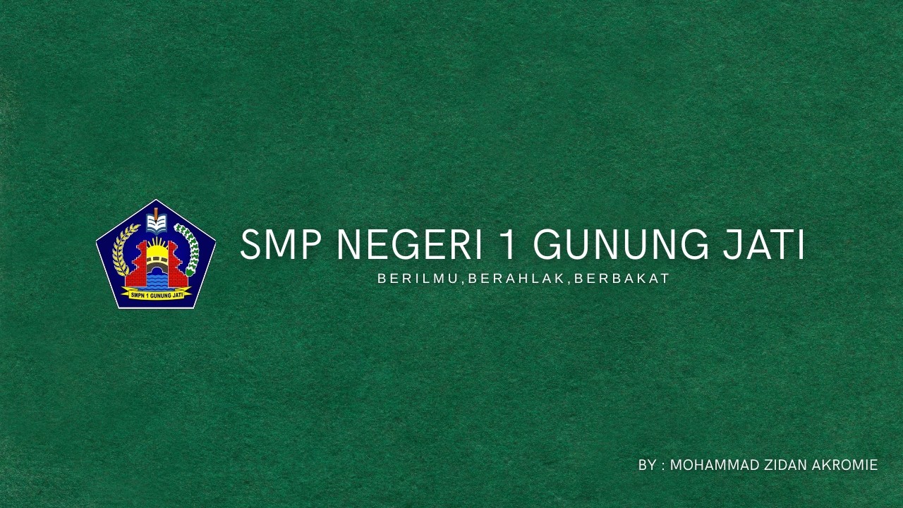 Karoke Visi Misi SMP Negeri 1 Gunung Jati