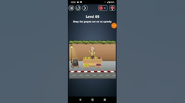 Brain test Have guts to pass it? level 69 walkthrough