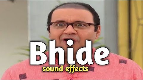 Bhide -Sound Effect Tarak Mehta Ka Ulta Chashma Sound No Copyright Effect