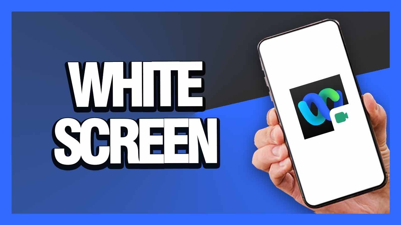 How to Fix Webex Meet White Screen - Android & Ios | Final Solution