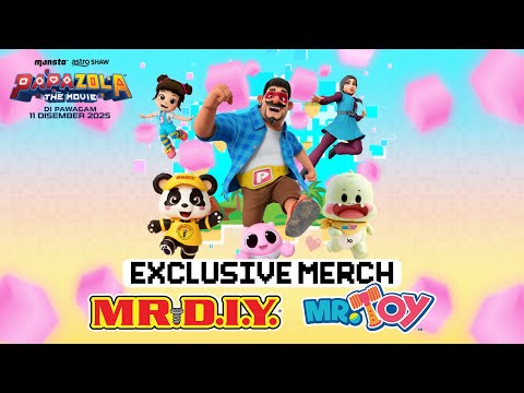 KINI DI PASARAN Dapatkan Merchandise Eksklusif PapaZolaTheMovie Di Mr DIY Mr TOY 