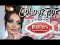 COLOURPOP x RUDOLPH THE RED NOSED REINDEER COLLECTION REVIEW AND TUTORIAL