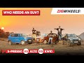 🚗  Renault Kwid vs 🚗  Maruti Alto k10 vs 🚗 S-Presso: Off-Road Challenge! | ZigWheels