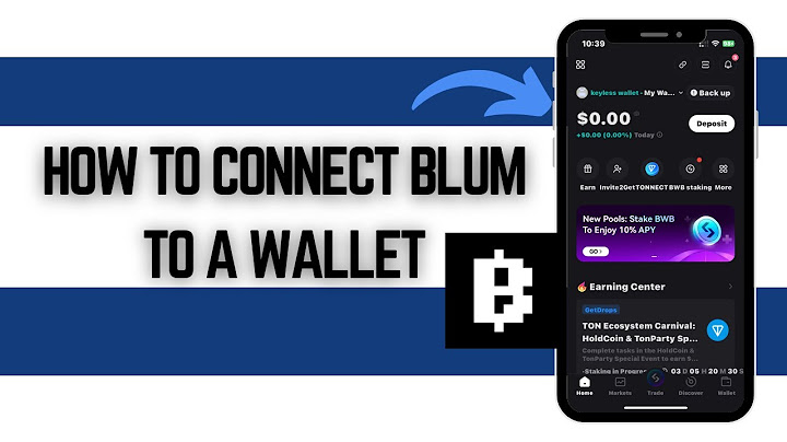 How to Connect Blum to a Wallet (Step By Step)