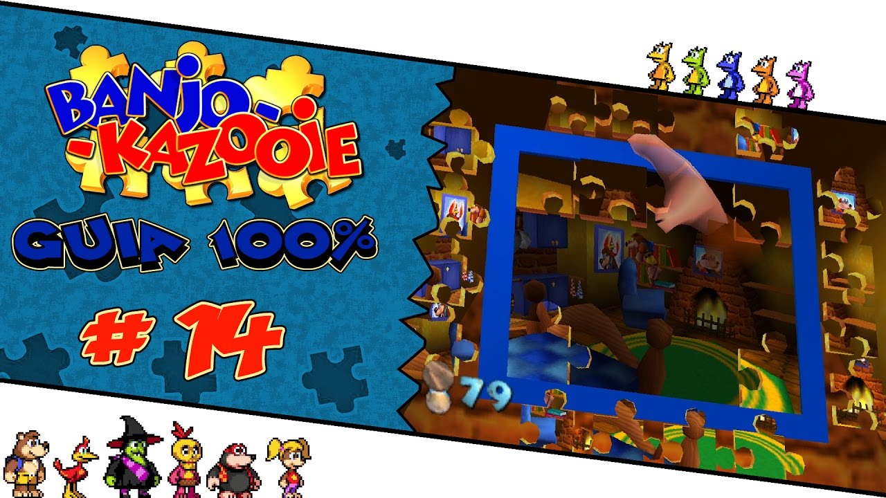 Guía 100 Banjo Kazooie 14 ( Extra Los Secretos de Bottle el Topo