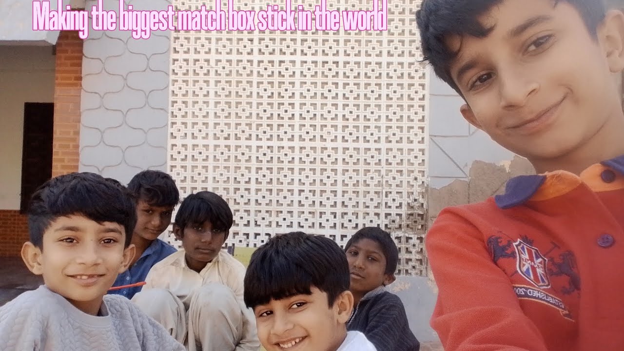 Making the biggest match box stick in the world 🌍