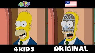 4kids Censorship in The Simpsons Part 2