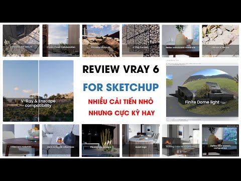 #1 REVIEW VRAY 6 for SKETCHUP – Quá nhiều lý do để nâng cấp! Mới Nhất