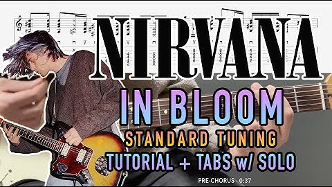 In Bloom - Nirvana (Guitar Lesson + Tab) w/ Guitar Solo