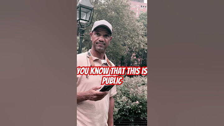 You can’t be filmed without permission