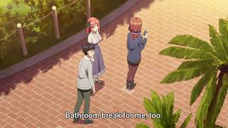 Miku looked suspiciously at Nino ~~ | Gotoubun no Hanayome Season 2