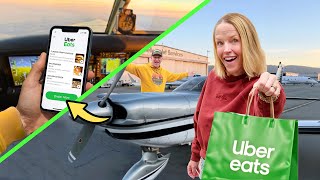 We Tested The Ultimate Time Saving Pilot Hack Ordering Uber Eats At 8,500 Feet