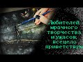 Рисую акрилом окраину придорожной деревни| Мистический арт| Мрачный пейзаж.