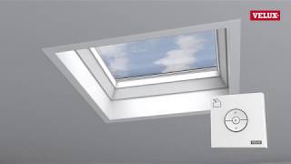 VELUX Curved glass rooflight installation