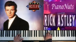 WHENEVER YOU NEED SOMEBODY, Rick Astley with piano accompaniment.